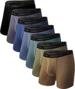Sous-vêtements BAMBOO COOL Ultra ComfortSoft pour hommes, épurateur d'humidité et slips respirants sans boxeur Ride Up avec Fly, Multipack