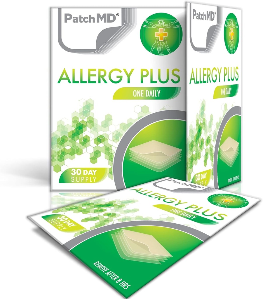 PatchMD - Allergy Plus Topical Patch, 30 jours de disponibilité