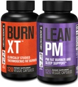 Jacked Factory Burn XT Thermogénique Fat Burner & Lean PM Supplément nuit perte de poids pour les hommes et les femmes 120 pilules de régime veggie
