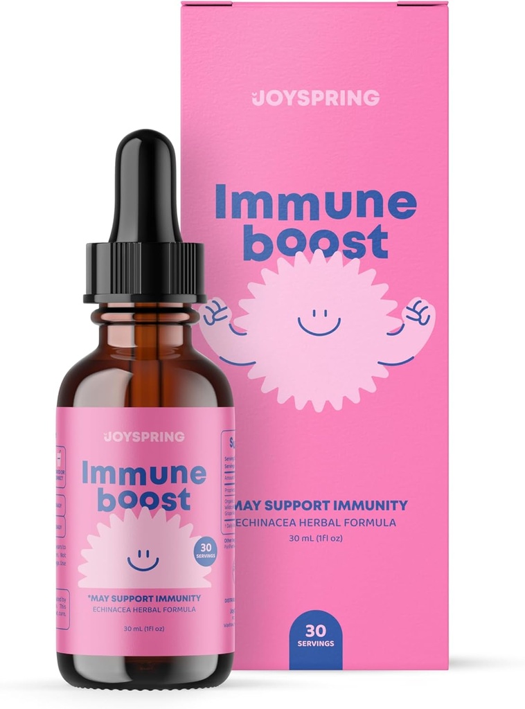 Supplément de soutien immunitaire pour enfants JoySpring, gouttes liquides multivitamine pour enfants, équilibre hormonal pour les femmes