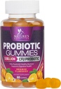 Gummies probiotiques pour la santé digestive des femmes et des hommes, 5 milliards CFU, Meilleurs probiotiques quotidiens Gummy pour le vaginal, le soutien immunitaire et la santé Gut, soutient le gaz de constipation occasionnelle et le ballonnement, 60 Gummies