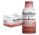 Freeflow Fit, tir d'énergie extra-fort, coup de fruit (2 once shot, paquet de 12) - 150mg de caféine par coup, zéro calories, zéro sucre...