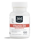365 par marché des aliments entiers, vitamine D3 softgels, 2000 UI, 100 CT