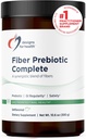 Designs for Health Fibre Prebiotic Complete - 12 suppléments de poudre de mélange de fibre digestive avec/Psyllium Husk, Lin + Pectine de pomme - Prebiotic Gut Support, non aromatisé + non sucré (30 portions / 300g)