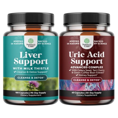 Détox de nettoyage du foie et réparation - Lait Dandelion racine Choline Beetroot et extrait d'artichaut & extrait de café vert pour l'acide Uric Cleanse et detox - Tart céréalier et graines de céleri