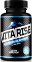 Pills Vita Rise pour hommes, Supplément officiel de performance Vita Rise Peak, Toutes les capsules naturelles masculines pour le soutien général de la santé et du bien-être, comprimés Vita Rise Pro, VitaRise (60 capsules)