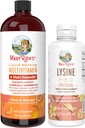 MaryRuth Organics Lysine Liposomal (Snickerdoodle) & Multivitamin Liquid + Hair Growth | Clean Label Project Verified® | Immune Support, Beauty, & Overall Health | Vegan, Non-GMO, Gluten Free