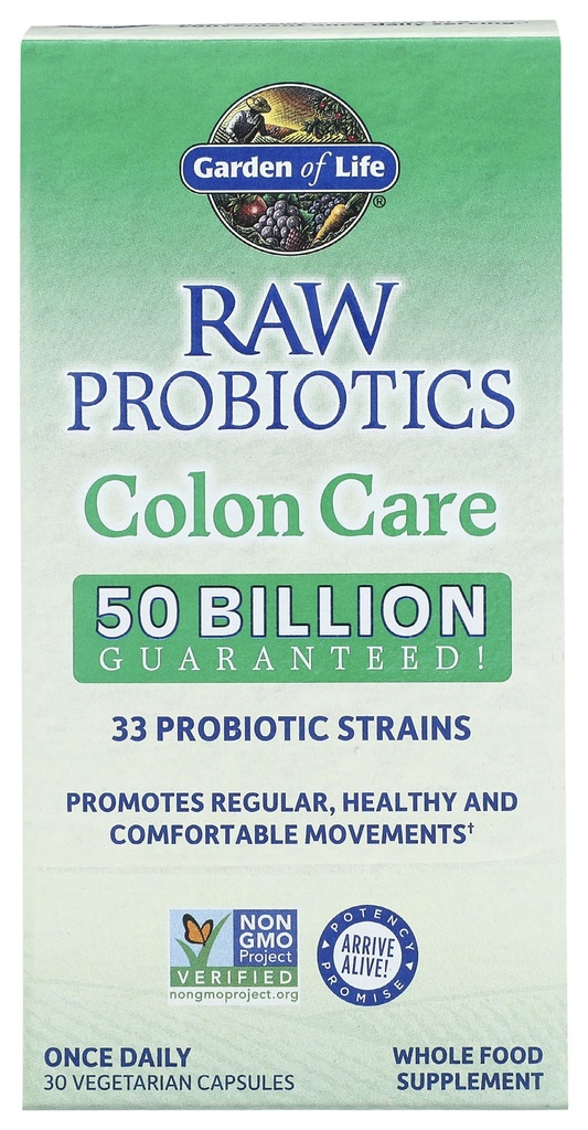 GARDENE DE VIE Soins crus des colonies Probiotiques 30 Compte, 30 CT