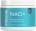 PRIME NAD+ Supplément avec le nicotinamide Riboside & Pterostilbene - Formule anti-âge avancée, soutient la santé cellulaire, la fonction cognitive et la production d'énergie, non-OGM, sans gluten, 30 portions