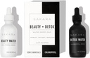 Sakara eau de beauté + gouttes d'eau de détox, 60 portions - traces de gouttes minérales et gouttes liquides de chlorophylle, magnésium liquide, chlorure, sodium, potassium, suppléments de bore, gouttes liquides de chlorophylle