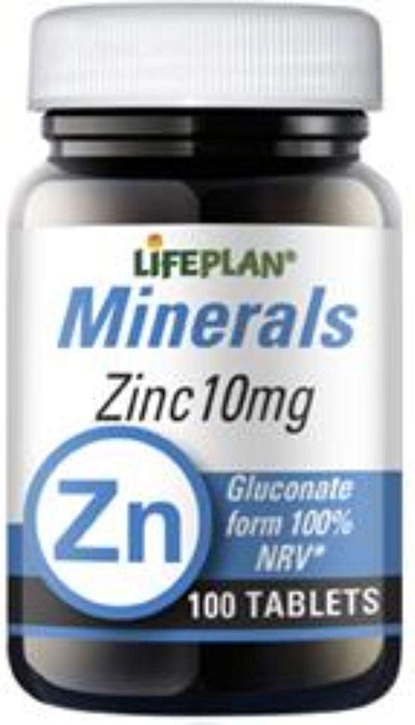 Plan de vie 10 mg de gluconate de zinc élémentaire - Boîte de 100 comprimés
