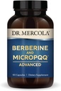 Dr. Mercola Berberine et MircoPQQ Advanced - Offre Mitochondrial, Mitochondrial, Cerveau & Immune Support - sans OGM, sans gluten et sans soja - 90 capsules (90 portions)