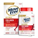 Move Free Ultra Triple Action Joint Support Supplement - Type II Collagen Boron & Hyaluronic Acid - Supports Joint Comfort, Cartiliage & Bones in 1 Tiny Pill Per Day, 64 Tablets (64 servings)*