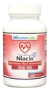 Wonder Laboratories High Potancy Sortie Niacin (Vitamine B3) 500 Mg 100 Comprimés Non-OGM, Supplément sans gluten