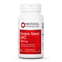PROTOCOLE POUR LA BALANCE DE VIE Graines de raisins OPC - 250mg - 90% Polyphénols - avec Extrait de Rutin & Amla Fruit - Capsule de graines de raisins - Non-OGM & Kosher - 90 capsules de légumes