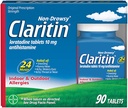 Claritin Indoor & Outdoor Allergy Relief, 90 comprimés