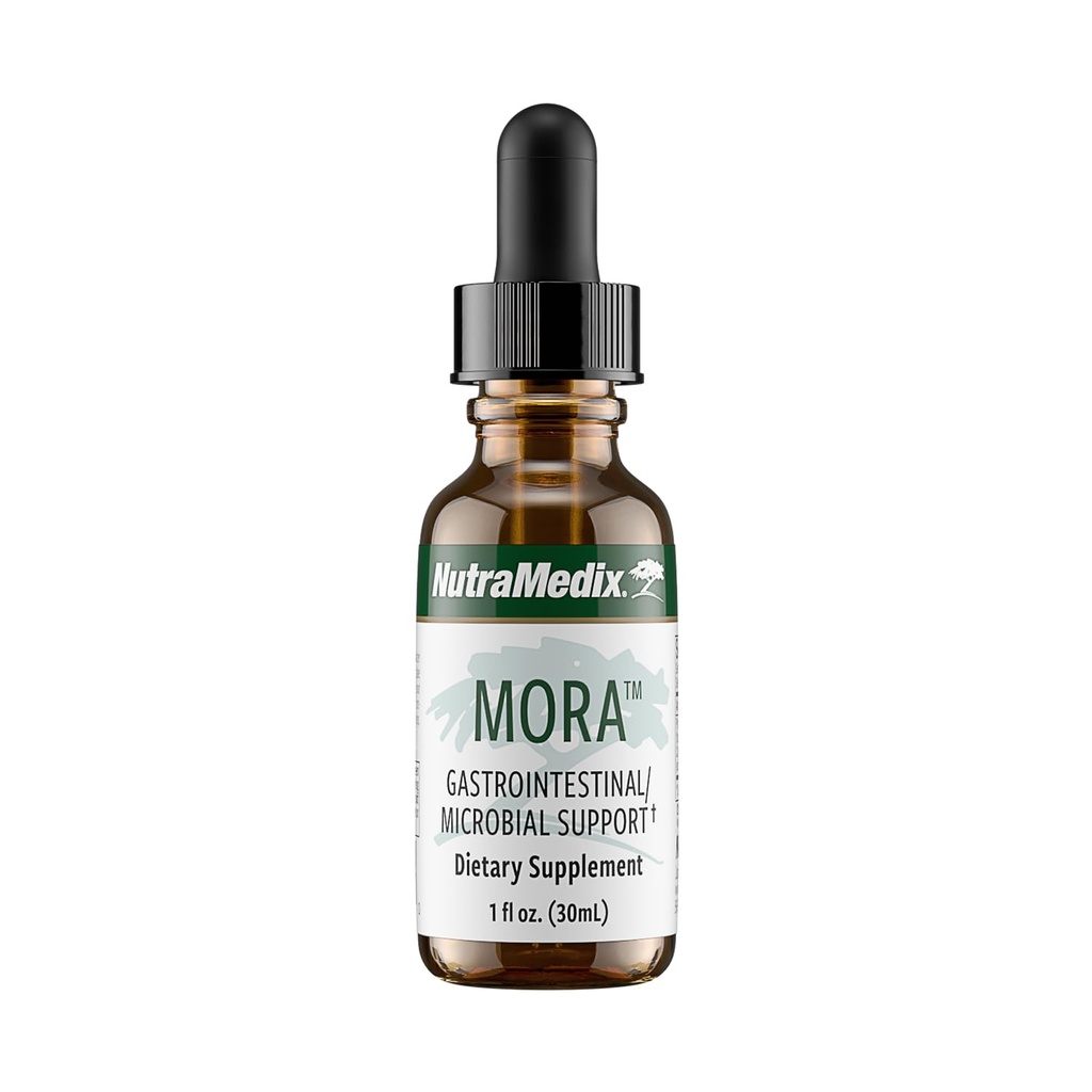 Extrait d'Yarrow de NutraMedix Mora - Herbe de Yarrow, Feuilles de BlackBerry et Extrait d'écorce de Capirona pour la santé digestive, Gut Support et une réponse inflammatoire saine (1oz / 30ml)