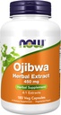 MAINTENANT suppléments, Ojibwa extrait de plantes 450 mg, mélange concentré, sans alcool, 4:1 extraits de plantes, 180 capsules de légumes
