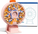 Odaro Grand distributeur de pilules, organisateur hebdomadaire de pilules 7 jours am pm / 14 jours Pill Box, organisateur quotidien de pilules de médecine avec utilisation murale ou permanente pour la vitamine, supplément, médecine - rose
