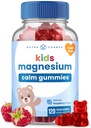 NutraChamps 120 Gommies de magnésium pour enfants - Sans sucre Gommies de magnésium pour enfants - 4 mois d'approvisionnement - soutient la santé osseuse, le sommeil - supplément de citrate de magnésium pour enfants