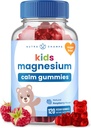 NutraChamps 120 Gommies de magnésium pour enfants - Sans sucre Gommies de magnésium pour enfants - 4 mois d'approvisionnement - soutient la santé osseuse, le sommeil - supplément de citrate de magnésium pour enfants