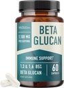 Bêta Glucan Supplément 1100mg pour l'immunité, la peau et le soutien Gut.