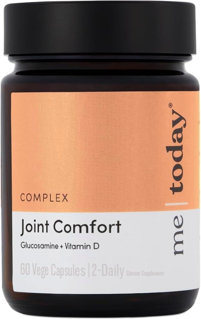 me aujourd'hui Joint Comfort Supplement – Glucosamine, Chondroïtine & Vitamine D pour la mobilité conjointe et le soutien aux os – Formule propre pour les hommes et les femmes – 60 gélules