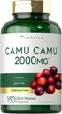 Carlyle Camu Camu avec de la vitamine C de 2000mg de 150 capsules Supplément d'extrait d'herbes Myrciaria Dubia