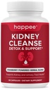 Formule de nettoyage et de réparation du rein – Supplément de soutien naturel au rein avec extrait de canneberge et 21 herbes pour la santé du renal, de la vésicule et de l'urine – Flush Toxins & Restore Health - 60 capsules