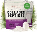 Live Conscious Collagen Peptides Powder - Naturally-Sourced Hydrolyzed Collagen Powder - Hair, Skin, Nail, and Joint Support - Type I & III Grass-Fed Collagen Supplements for Women and Men - 16oz