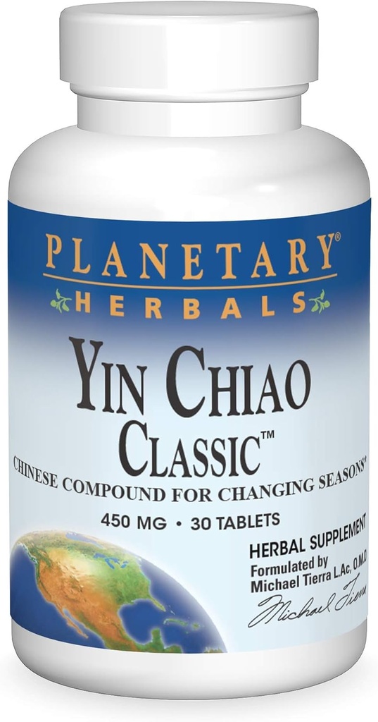Herbes Planétaires Yin Chiao Comprimés classiques, 450 mg, 30 Compte