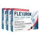 Produits de pureté Flexuron Formule articulaire 3X mieux que la glucosamine et la chondroïtine - commence à travailler en seulement 7 jours - Huile de krill, faible poids moléculaire Acide hyaluronique, Astaxanthine - 30 Compte (3)