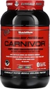 MuscleMeds CARNIVOR Poudre isolate de protéines de boeuf, bâtiment musculaire, récupération, sans lactose, sans sucre, sans gras, libre, 23g de protéines, céréales fruitées, 28 portions