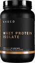 Poudre isolate de protéines de lactosérum Kaged Chocolat 100% Pure Low Lactose Whey.