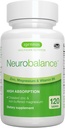 Igennus Neurobalance Haute Absorption Magnésium et Complexe B6, Soutien cognitif, Focus & Récupération musculaire, 24mg Picolinate de zinc chélaté, Livraison d'éléments nutritifs toute la journée, Vegan, Non-OGM, 120 comprimés