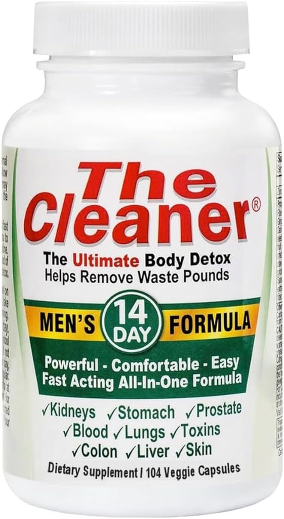 CenturySystemsBrand The Cleaner Men's 14 Day Formula Supplement (en anglais seulement) 104 Capsules végétariennes