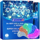 Eye Gel Pads (24 paires) - Patches sous les yeux pour les yeux puffy, les rides, les cercles sombres, les gels naturels collagènes, Patches sous les yeux masque pour le visage à Soothe Puffiness, les sacs à yeux