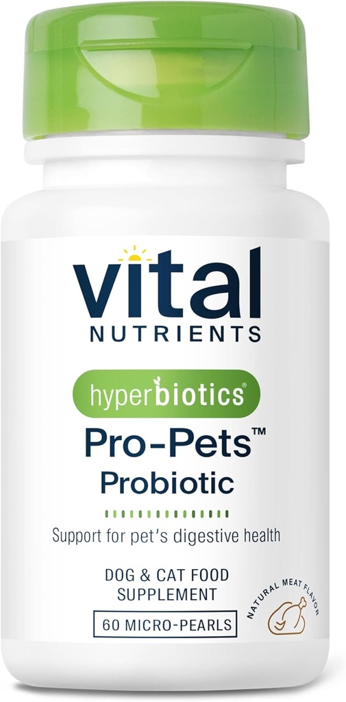 Vital Nutrients Pro animaux de compagnie Probiotiques pour chiens et chats