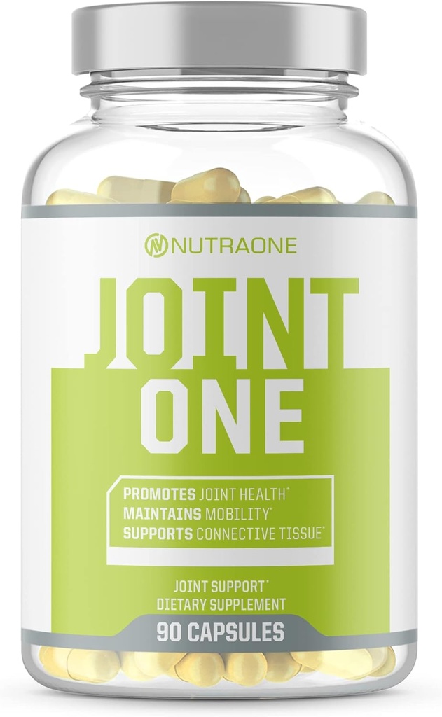 JointOne Joint Support by NutraOne - Joint Supplement for Women and Men to Help Maintain Joint Health with Collagen, Glucosamine, and Turmeric* (90 Capsules)