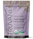 Truvani Poudre de protéines de pois végétaliens sans aromatisants 20g Protéine biologique à base de plantes 20 portions de sucre