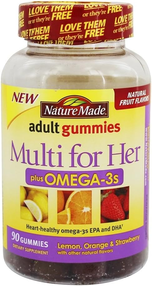 Nature faite multi pour ses plus Omega-3 adultes, 90 comtes