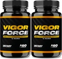 NutraRize (Pack de 2 Vigor Force pour les hommes, Capsules Homme haute performance, All Natural Dietary Supplément pour la santé et le bien-être général, pilules officielles 50 examen (120 capsules)