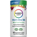 Multivitamine de lumière arc-en-ciel pour les hommes 50+, Vitamine C, D & Zinc, Probiotiques, Un 50+ multivitamine pour les hommes fournit un soutien immunitaire de haute puissance, non-OGM, végétarien, 60 comprimés