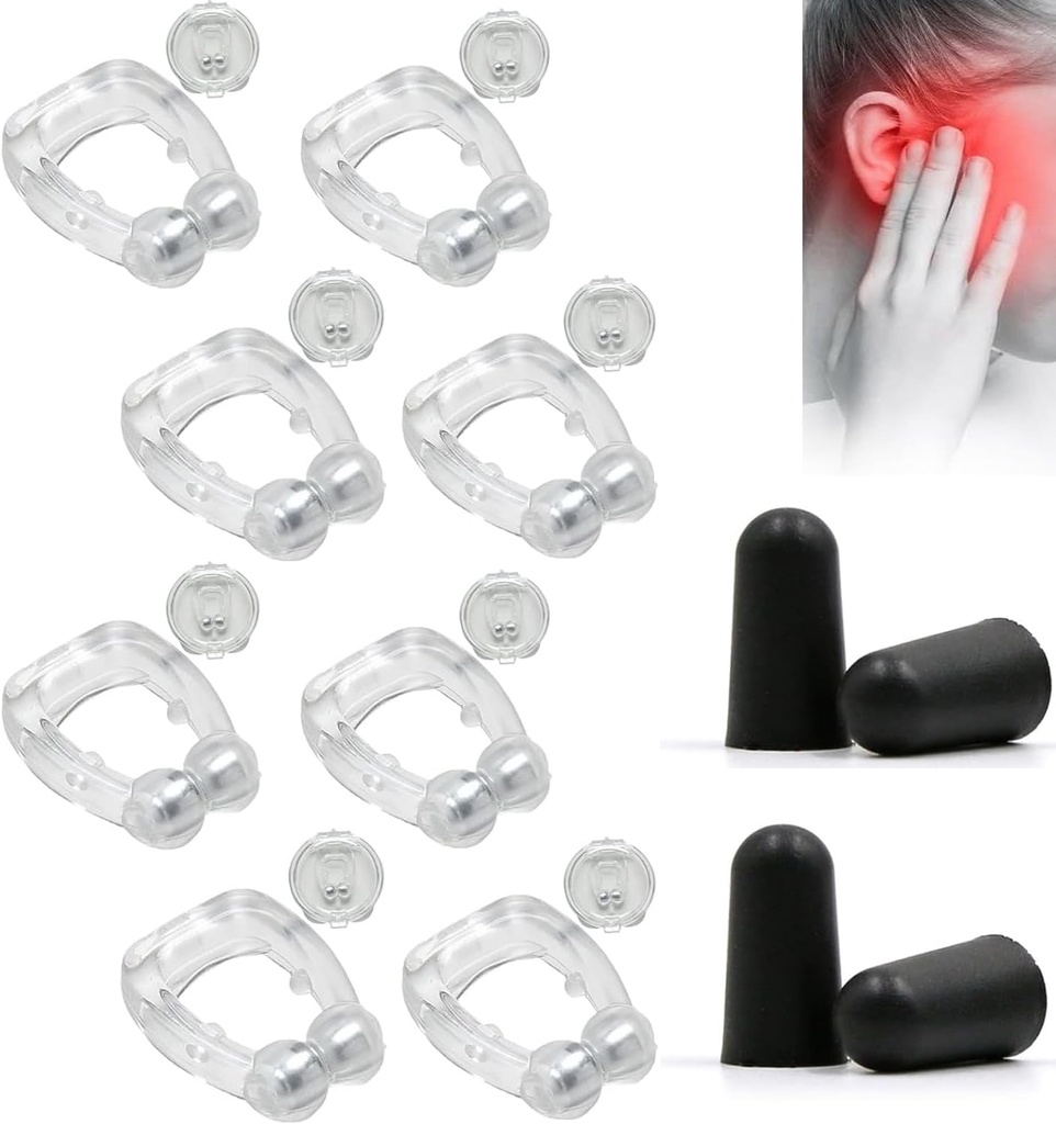 Acupeace Acouphène Relief Device, Auricalm Acouphène Relief Device, Acouphène Relief Pour Oreilles Acouphènes, Acouphène Cuff Set Stop Ear Ragueing (4Pairs)