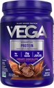 Protéines essentielles originales de Vega - 25g Protéines végétales, Chocolat crémeux, 10 portions, Mélange végétalien de boissons non-OGM, Smoothie et Shake Ready, sans gluten, sans lait, 16.2oz (paquetage mai Vary)