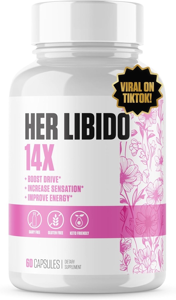 Suppléments d'EPN Son Libido 14x Extra Strength (en anglais seulement) #1 Évalué Femme Enhancement et Booster Augmenter Drive,Boost Mood,Balance Hormones w/ BioPerine,Ashwagandha,Maca Root + 11 Plus - 60 pilules