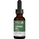 Vitamine végétale biologique B12 Supplément liquide sublingual - 2500mcg Méthylcobalamine gouttes pour l'énergie naturelle, métabolisme santé et système immunitaire - 1 Fl Oz