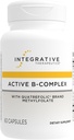 Thérapeutique intégrative B-Complexe actif - Énergie cellulaire et soutien de la santé cardiaque avec les vitamines B2, B6 et B12* - soutient les systèmes nerveux et immunitaires* - sans lait et sans gluten - 60 capsules