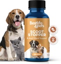 Scoot Stopper pour chiens et chats – Supplément de soutien naturel à l'anal Gland et digestif pour le scooting, la cohérence des tabourets, la constipation, les accidents intérieurs et les cacahuètes difficiles – 400 pilules sans odorat