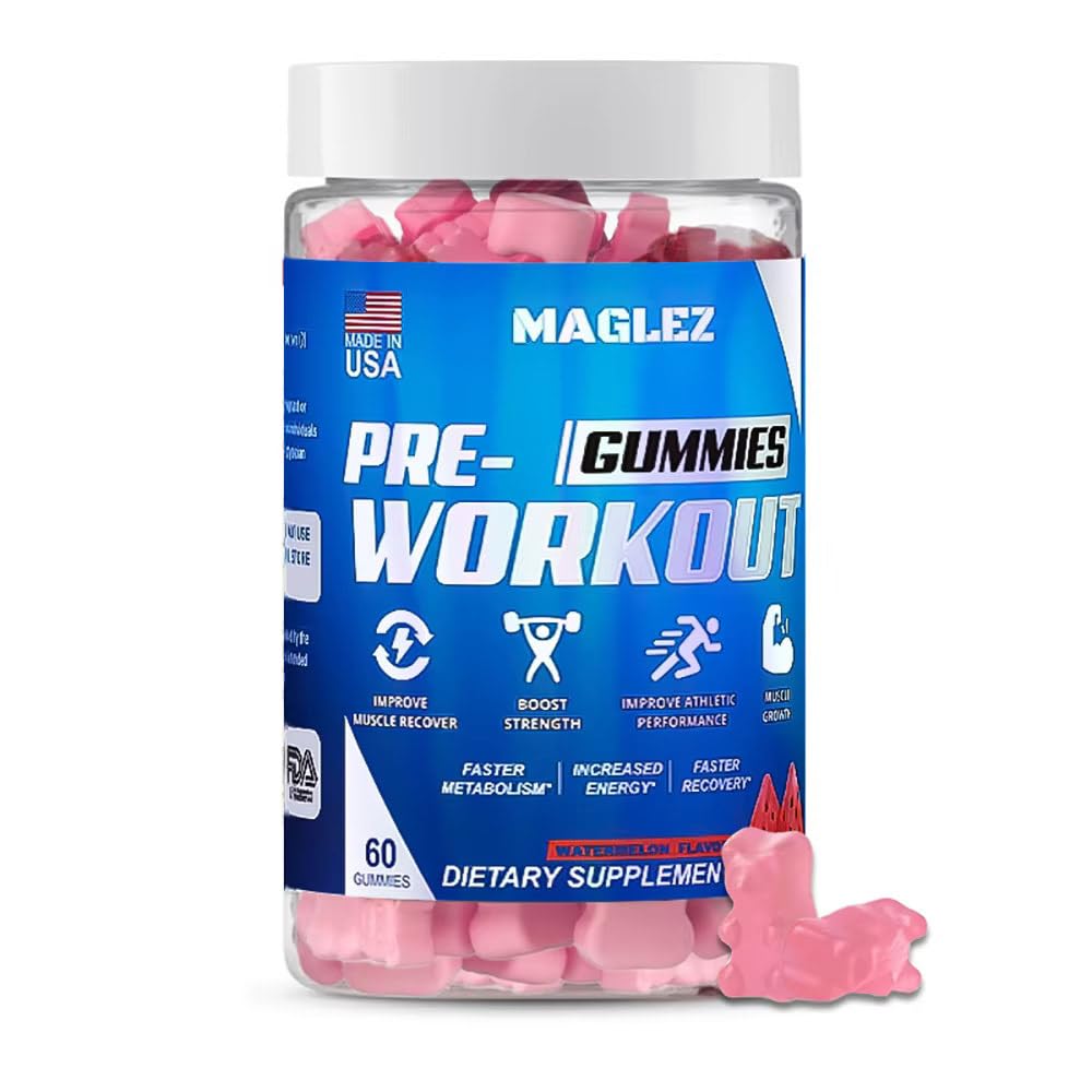 Gommies de pré-entraînement pour les hommes et les femmes, Gommy de pré-entraînement avec Beta Alanine.